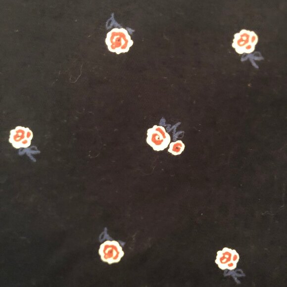 NEW (NWOT) Tommy Hilfinger navy pants w/ rose print sz 12 - Picture 2 of 12